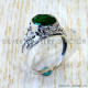 Emerald 925 Sterling Silver Ring (SJWR-3275)