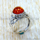 Amber 925 Sterling Silver Ring (SJWR-3277)