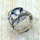 Mystic Topaz 925 Sterling Silver Ring (SJWR-3279)