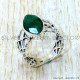 Emerald 925 Sterling Silver Ring (SJWR-3290)