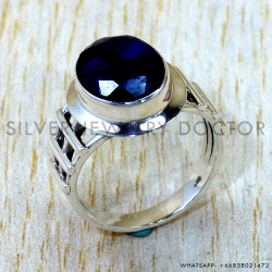 Sapphire 925 Sterling Silver Ring (SJWR-3295) Sapphire 925 Sterling Silver Ring (SJWR-3295)