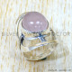 Rose Quartz 925 Sterling Silver Ring (SJWR-3299)