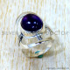 Amethyst 925 Sterling Silver Ring (SJWR-3301)
