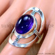 Amethyst 925 Sterling Silver Ring (SJWR-3301)