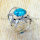 Turquoise 925 Sterling Silver Ring (SJWR-3303)