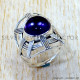 Amethyst 925 Sterling Silver Ring (SJWR-3307)