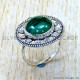 Malachite 925 Sterling Silver Ring (SJWR-3310)