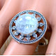 Rainbow Moonstone 925 Sterling Silver Ring (SJWR-3311)