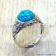 Turquoise 925 Sterling Silver Ring (SJWR-3319)