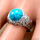 Turquoise 925 Sterling Silver Ring (SJWR-3319)