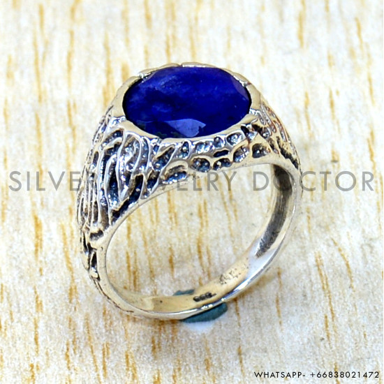 Sapphire 925 Sterling Silver Ring (SJWR-3320)