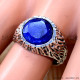 Sapphire 925 Sterling Silver Ring (SJWR-3320)