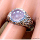 Rose Quartz 925 Sterling Silver Ring (SJWR-3321)