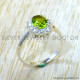 Peridot 925 Sterling Silver Ring (SJWR-3324)