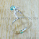 Blue Topaz 925 Sterling Silver Ring (SJWR-3325) Blue Topaz 925 Sterling Silver Ring (SJWR-3325)