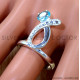 Blue Topaz 925 Sterling Silver Ring (SJWR-3325) Blue Topaz 925 Sterling Silver Ring (SJWR-3325)