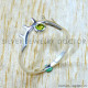 Peridot 925 Sterling Silver Ring (SJWR-3327) Peridot 925 Sterling Silver Ring (SJWR-3327)