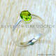Peridot 925 Sterling Silver Ring (SJWR-3331)