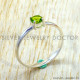 Peridot 925 Sterling Silver Ring (SJWR-3333)