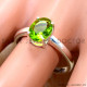 Peridot 925 Sterling Silver Ring (SJWR-3334)