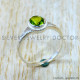 Peridot 925 Sterling Silver Ring (SJWR-3341)