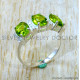 Peridot 925 Sterling Silver Ring (SJWR-3345)