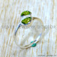 Peridot 925 Sterling Silver Ring (SJWR-3347)