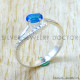 Blue Topaz 925 Sterling Silver Ring (SJWR-3349)