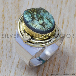 Golden Rutile 925 Sterling Silver Ring (SJWR-345) Golden Rutile 925 Sterling Silver Ring (SJWR-345)