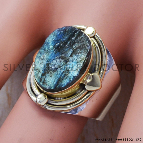 Golden Rutile 925 Sterling Silver Ring (SJWR-345) Golden Rutile 925 Sterling Silver Ring (SJWR-345)