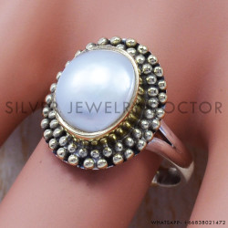 Pearl 925 Sterling Silver Ring (SJWR-358)