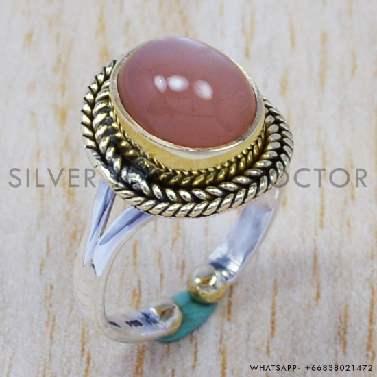 Moonstone 925 Sterling Silver Ring (SJWR-367) Moonstone 925 Sterling Silver Ring (SJWR-367)
