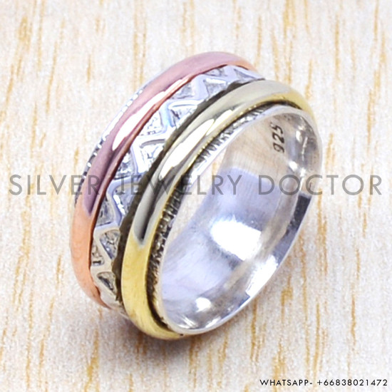 925 Sterling Silver Ring (SJWR-46)