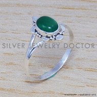 925 Sterling Silver Green Onyx Gemstone Jewelry Factory Direct Finger Rings SJWR-463 925 Sterling Silver Green Onyx Gemstone Jewelry Factory Direct Finger Rings SJWR-463