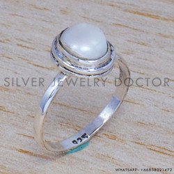 Pearl 925 Sterling Silver Ring (SJWR-466)
