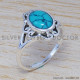 Turquoise 925 Sterling Silver Ring (SJWR-477) Turquoise 925 Sterling Silver Ring (SJWR-477)