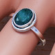 Emerald Gemstone Latest Fashion 925 Sterling Silver Jewelry Fine Ring SJWR-482