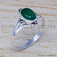 925 Sterling Silver Green Onyx Gemstone Factory Direct Jewelry Wholesale Rings SJWR-486 925 Sterling Silver Green Onyx Gemstone Factory Direct Jewelry Wholesale Rings SJWR-486