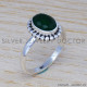 Emerald 925 Sterling Silver Ring (SJWR-489)