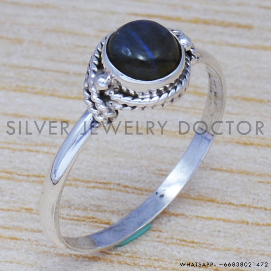 Labradorite 925 Sterling Silver Ring (SJWR-495) Labradorite 925 Sterling Silver Ring (SJWR-495)