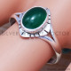 Green Onyx 925 Sterling Silver Ring (SJWR-503) Green Onyx 925 Sterling Silver Ring (SJWR-503)