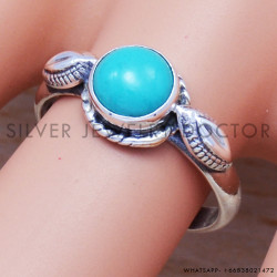 Turquoise 925 Sterling Silver Ring (SJWR-506) Turquoise 925 Sterling Silver Ring (SJWR-506)