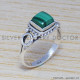 Malachite 925 Sterling Silver Ring (SJWR-509) Malachite 925 Sterling Silver Ring (SJWR-509)