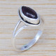 925 Sterling Silver Authentic Jewelry Garnet Gemstone Factory Direct Fine Ring SJWR-510