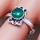 Green Onyx 925 Sterling Silver Ring (SJWR-511) Green Onyx 925 Sterling Silver Ring (SJWR-511)