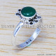 Green Onyx 925 Sterling Silver Ring (SJWR-511) Green Onyx 925 Sterling Silver Ring (SJWR-511)