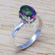 Mystic Topaz 925 Sterling Silver Ring (SJWR-517) Mystic Topaz 925 Sterling Silver Ring (SJWR-517)