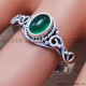 Green Onyx 925 Sterling Silver Ring (SJWR-518) Green Onyx 925 Sterling Silver Ring (SJWR-518)
