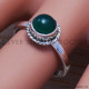 Green Onyx 925 Sterling Silver Ring (SJWR-530)