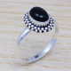 Beautiful Black Onyx Gemstone 925 Sterling Silver Wholesale Fashion Ring SJWR-533